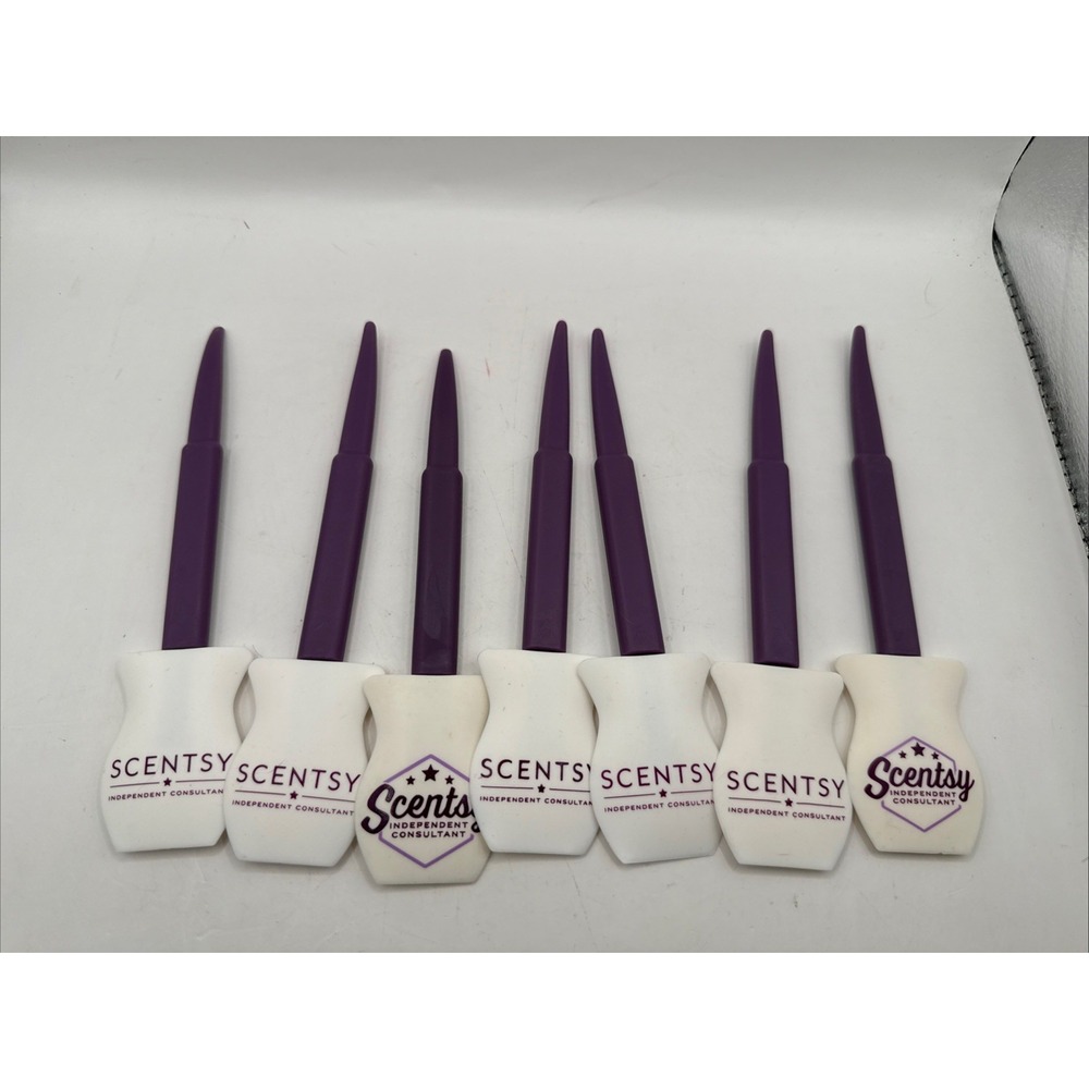 Lot of 7 Scentsy Clean Spatula Scrapers For Warmer Wax Removal New
